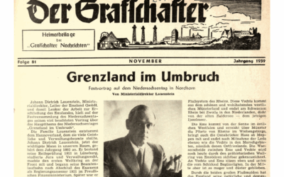 Der 40. Niedersachsentag 1959 in Nordhorn im Zeichen des Emslandplans