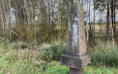Ölfelder beiderseits der Grenze